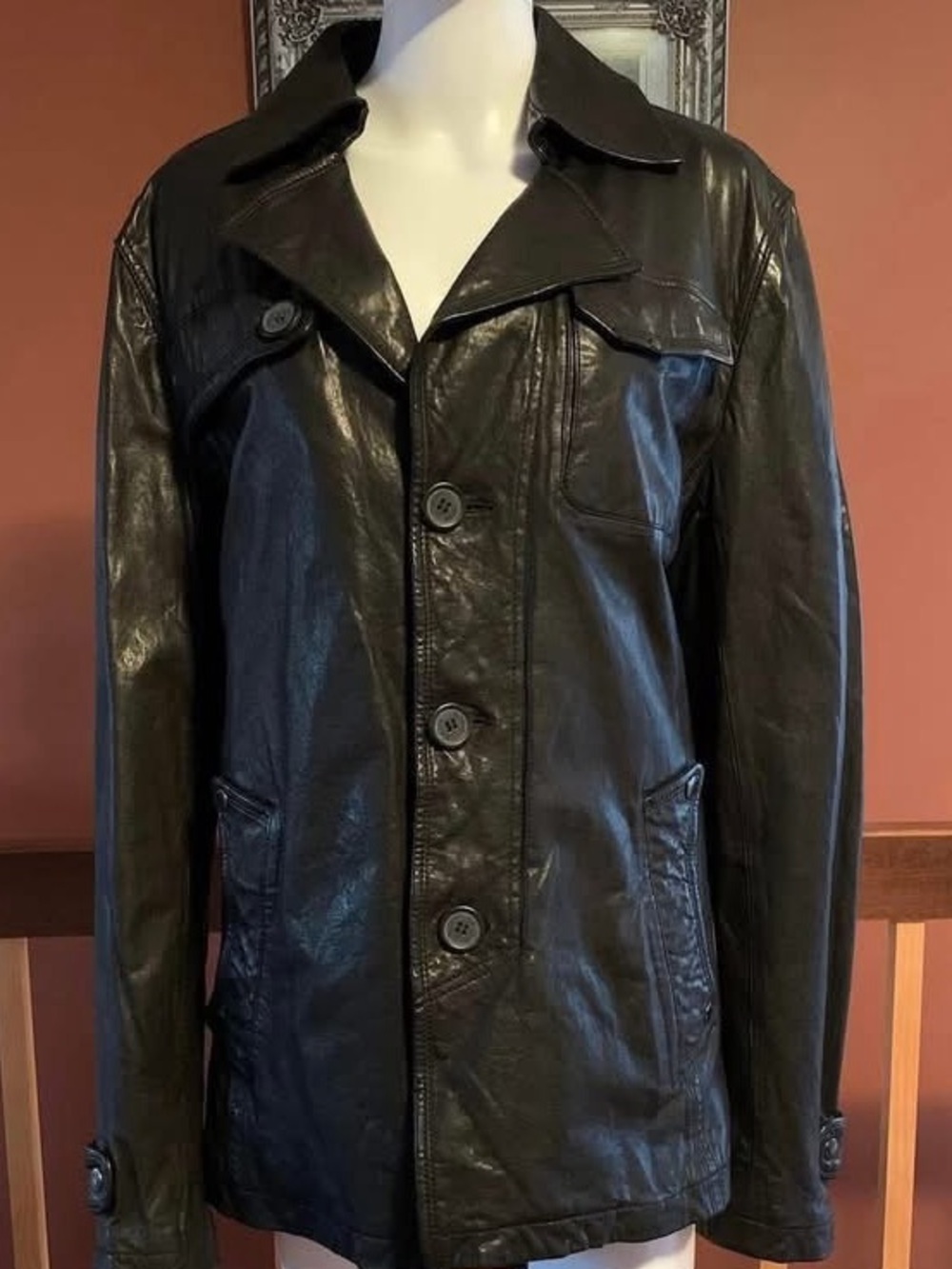 Rudsak Avro Black Leather Jacket